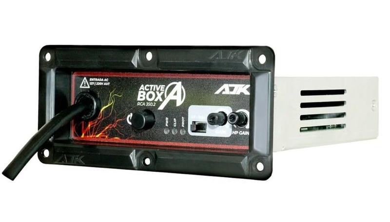 Imagem de Amplificador Ajk Active Box Rca 350w 4 Ohms + Fonte Bivolt