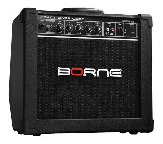 Imagem de Amplificador Borne Impact Bass CB60 para contrabaixo de 20W cor preto 110V/220V