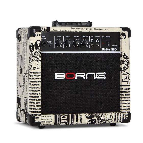 Imagem de Amplificador Cubo Guitarra Borne Jornal G30 15w