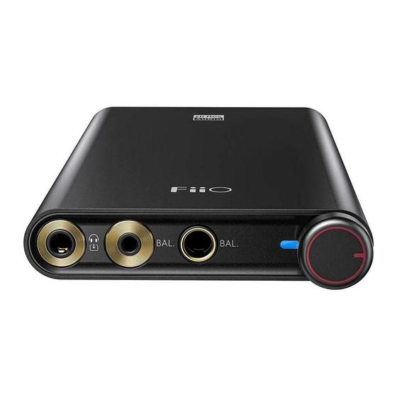 Amplificador / Dac De Fone De Ouvido Fiio Q3 - Amplificador Amplificador / Dac De Fone De Ouvido Fiio Q3 - Amplificador