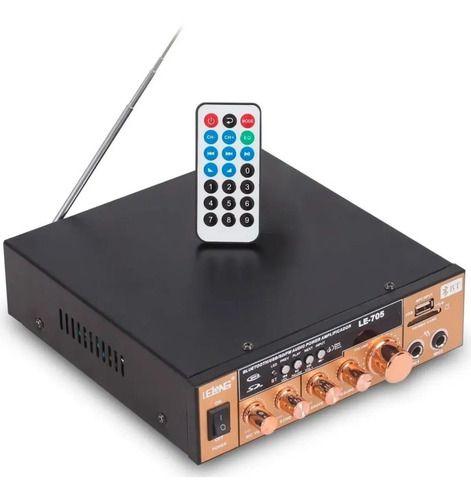 Amplificador de Audio Lelong Receiver Stereo 2 canais Receiver 200w Bluetooth Karaoke Stereo Som Ambiente Usb Sd Radio Fm Menor preço em Amplificador de Audio Lelong Receiver Stereo 2 canais Receiver 200w Bluetooth Karaoke Stereo Som Ambiente Usb Sd Radio Fm