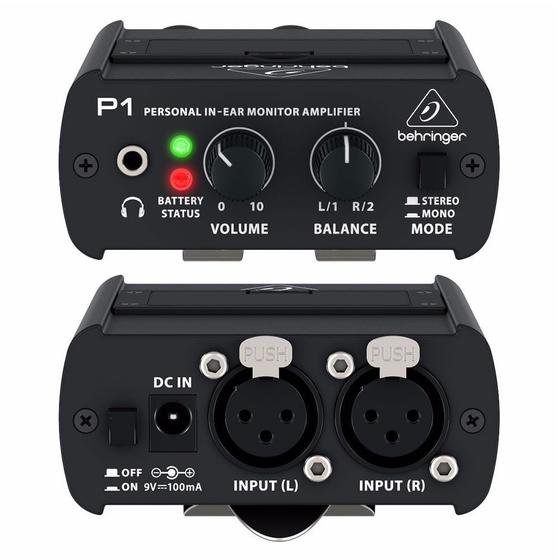 Imagem de Amplificador de Fone In Ear Monitor Powerplay P1 Behringer
