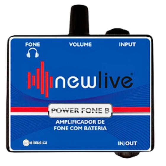 Imagem de Amplificador de fone New Live Com bateria 9V