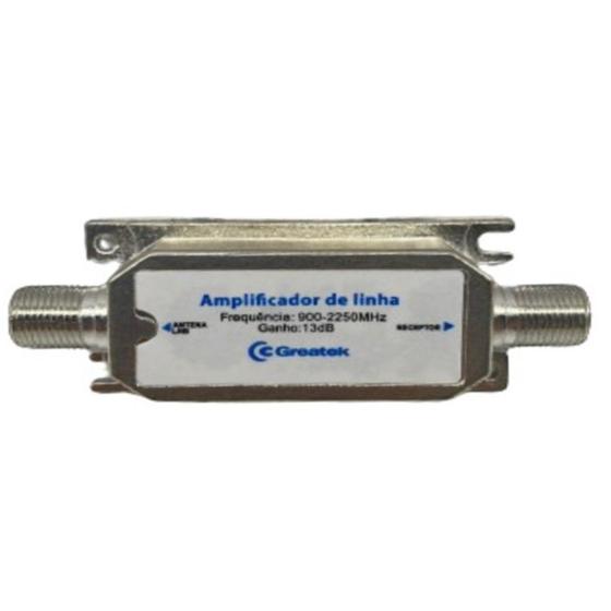 Imagem de Amplificador de Linha Ganho 13db 900-2250Mhz Satelite Antena