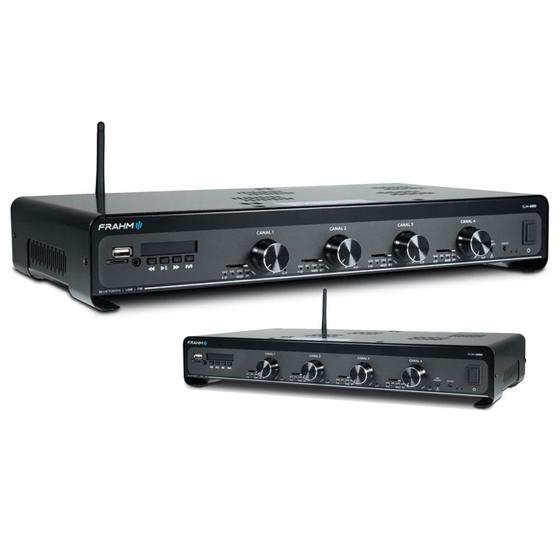 Imagem de Amplificador de Potência Frahm Slim 4500G5 4x120W (4 Ohms) com USB e Bluetooth