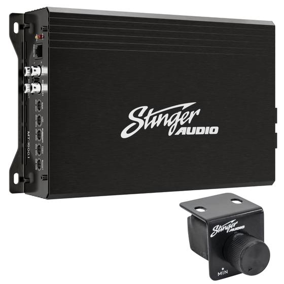 Imagem de Amplificador de subwoofer de áudio de carro STINGER MT15001 1500W RMS