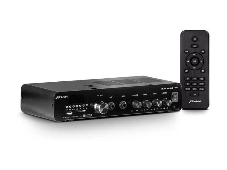 Amplificador Frahm Slim 2000 App P/ Som Ambiente Receiver G3 Menor preço em Amplificador Frahm Slim 2000 App P/ Som Ambiente Receiver G3