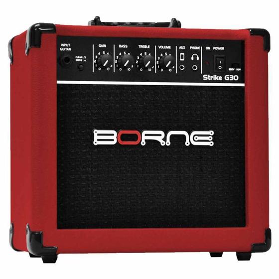 Imagem de Amplificador Guitarra Borne Strike G30 Vermelho