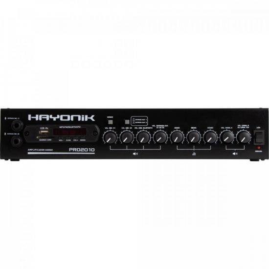 Imagem de Amplificador Hayonik PRO2010 200W RMS Com Gongo