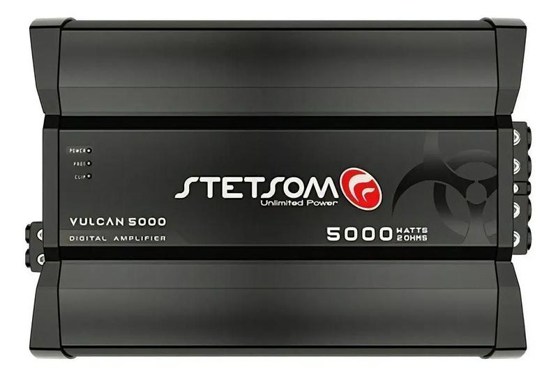 Imagem de Amplificador Módulo Digital Stetsom Vulcan 5000W RMS 2 Ohms