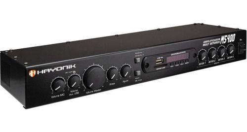Imagem de Amplificador Multi Setores Ms400 40w Rms 2 Ohms Hayonik