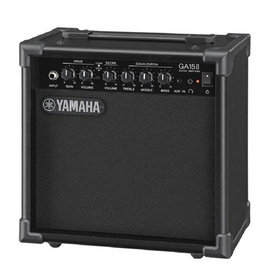 4 - Amplificador para Guitarra 15W GA 15II Preto Yamaha