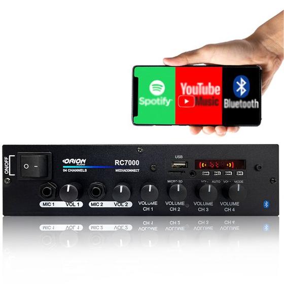Imagem de Amplificador para som ambiente com bluetooth 500w