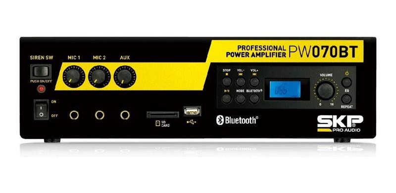 Imagem de Amplificador Potencia Bluetooth Pw-070bt Skp Usb 80w Pro Nfe