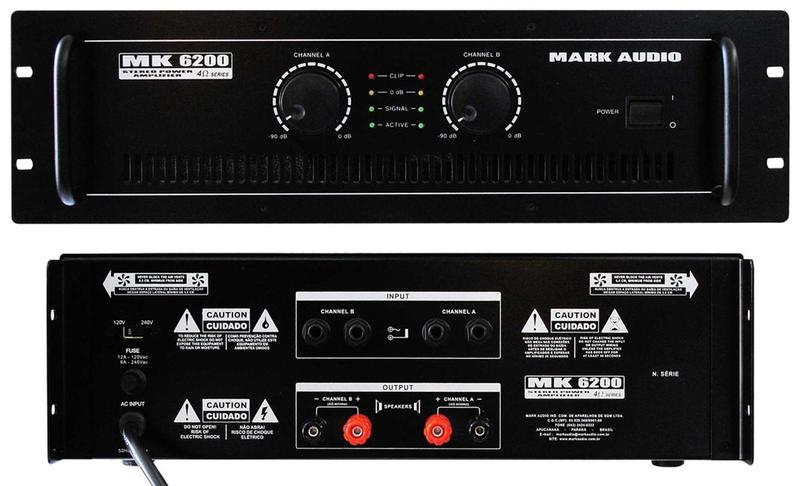 Imagem de Amplificador Potencia Mark Audio MK 6200