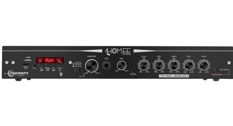 Amplificador Receiver Rádio Frequência Taramps THS 4600 Menor preço em Amplificador Receiver Rádio Frequência Taramps THS 4600