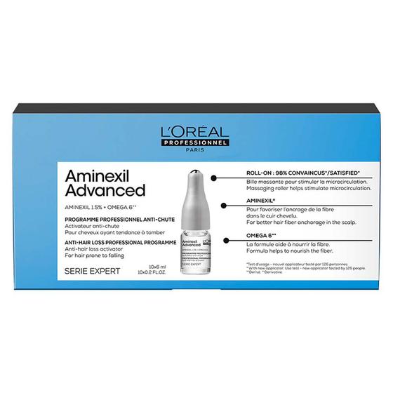 Imagem de Ampola de Tratamento Antiqueda LOréal Professionnel - Aminexil Advanced