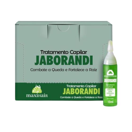 Imagem de Ampola De Vitamina Maxihair 10Ml Jaborandi - Kit Com 24Un