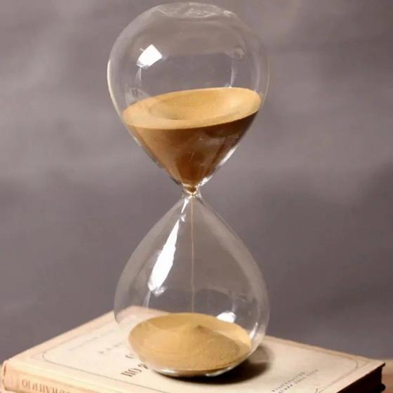Imagem de Ampulheta De Vidro Para Casa E Decoração De 5 15 Minutos Timer Com Areia Relógio