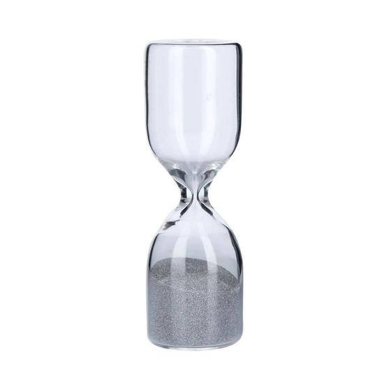 Ampulheta Vidro Cute Tube Cinza 3 Min 3 2 X 3 2x 10 Cm URBAN 