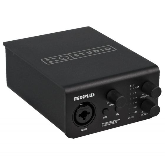 Imagem de AMW Midiplus Studio M Pro Black Interface de Áudio USB Asio