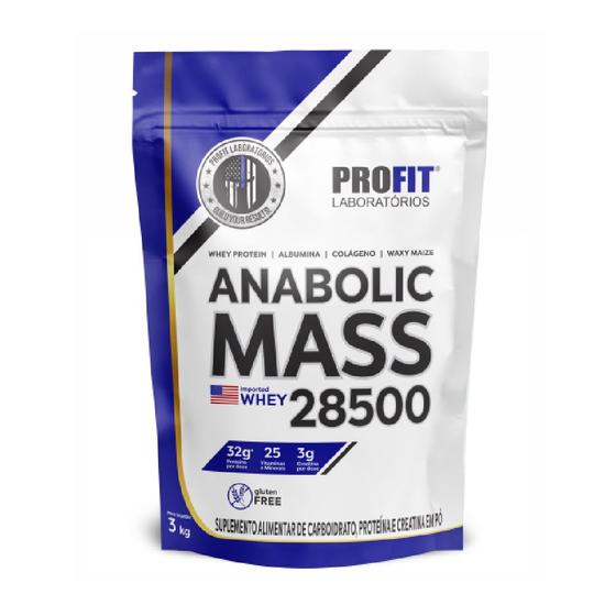Anabolic Mass 28500 Hipercalórico 3kg - Profit Menor preço em Anabolic Mass 28500 Hipercalórico 3kg - Profit