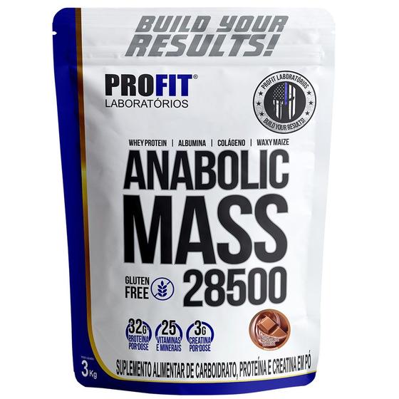 Imagem de Anabolic Mass 28500 Proteinas Suplemento Hipercalórico 3kg