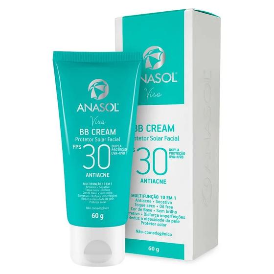 Imagem de Anasol Bb Cream Facial Antiacne Fps30