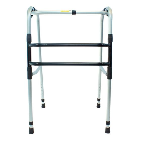 Imagem de Andador adulto idoso aluminio dobrável  articulado - 130 kg  a408
