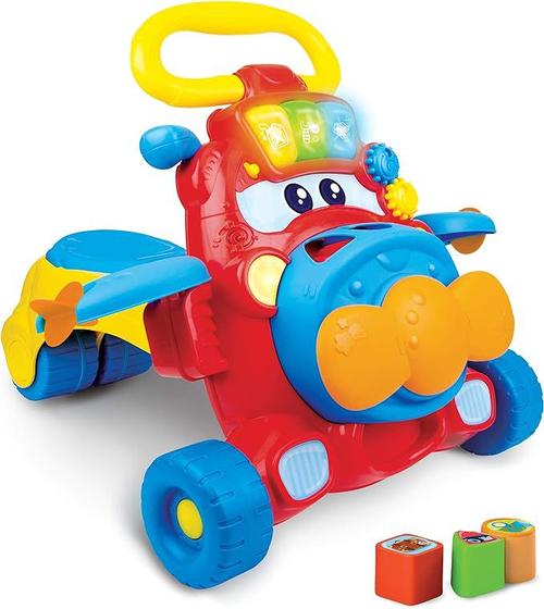 Imagem de Andador e Motoca Infantil Avião - Winfun - Yestoys