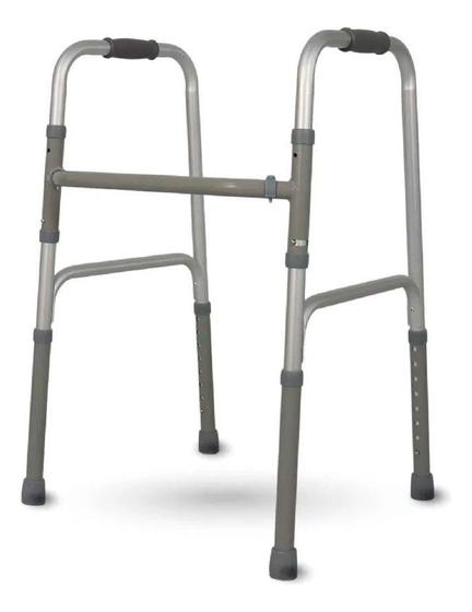 Andador em Alumínio Dobrável Fixo modelo D10 Pop para 100 kg - Dellamed Menor preço em Andador em Alumínio Dobrável Fixo modelo D10 Pop para 100 kg - Dellamed