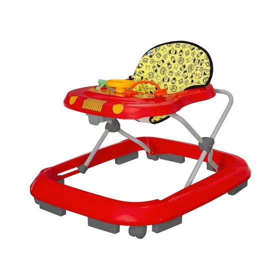 Imagem de Andador Infantil de Bebê Safari Vermelho - Tutty Baby - Tutti Baby