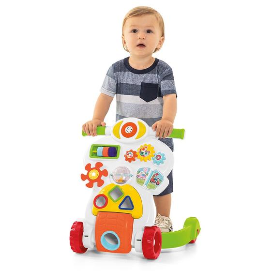 Imagem de Andador musical infantil menino bebê piloto com som e luz - tateti