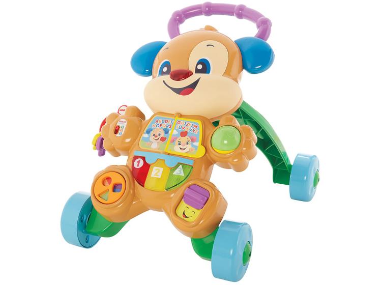 Imagem de Andador para Bebê de Empurrar Musical Fisher-Price Aprender e Brincar Cachorrinho FRC78