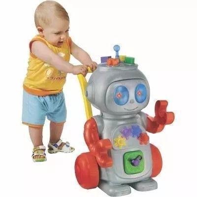 Imagem de Andador Robo Infantil Som E Luz Bebe Criança Magic Toys