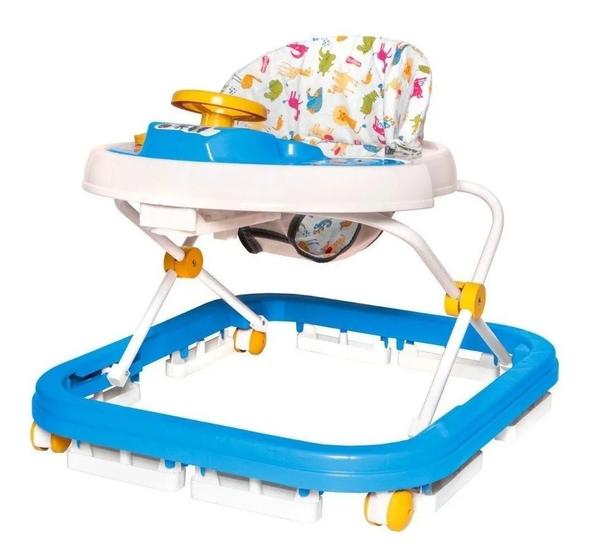 Imagem de Andador Sonoro Infantil Soft Way Clássico Styll Baby Azul