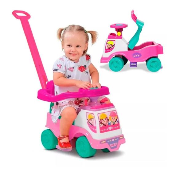 Imagem de Andador Totokinha Empurrador Triciclo Velotrol Infantil Bebe