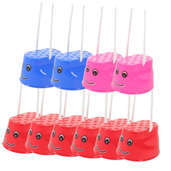 Imagem de Andadores de Balde FELTECHELECTR para Crianças - 5 Pares para Treinamento de Equilíbrio