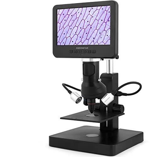 Imagem de Andonstar AD246P 1000X Microscópio Digital, 3 Lns 7in LCD p/ Obs. Biológica e PCB SMD/SMT