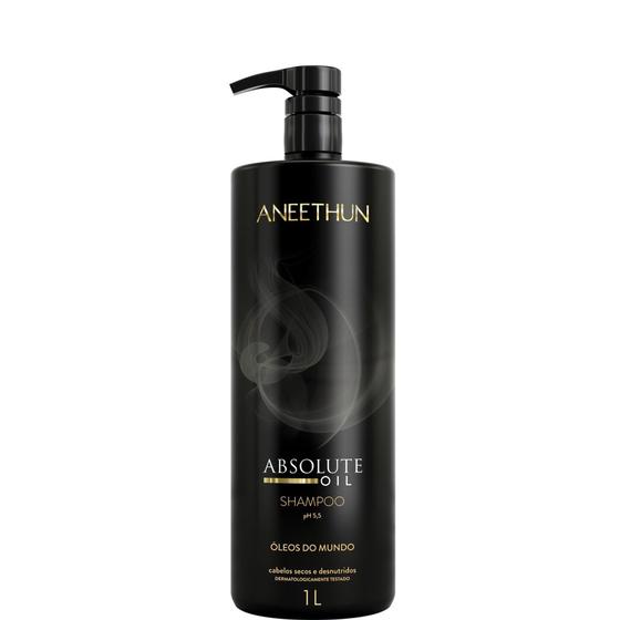 Imagem de Aneethun Absolut Oil Shampoo 1L Cabelos Secos e Desnutridos