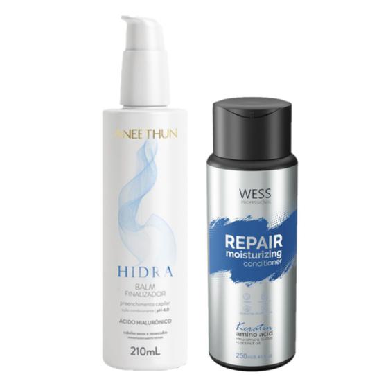 Imagem de Aneethun Balm Final. Hidra 210ml + Wess Cond. Repair 250ml