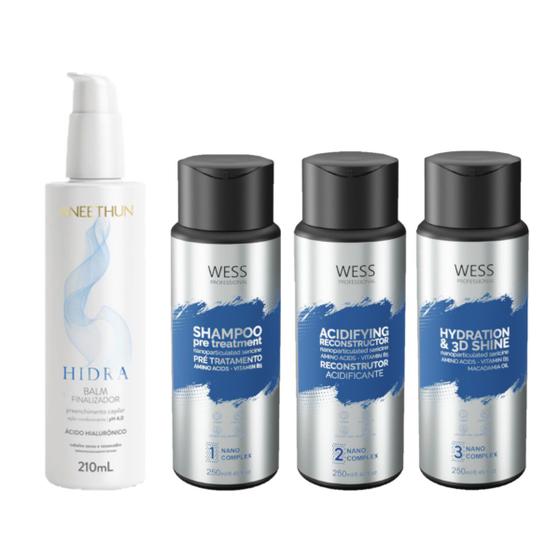 Imagem de Aneethun Balm Final. Hidra 210ml + Wess Kit Nano Sel. 250ml