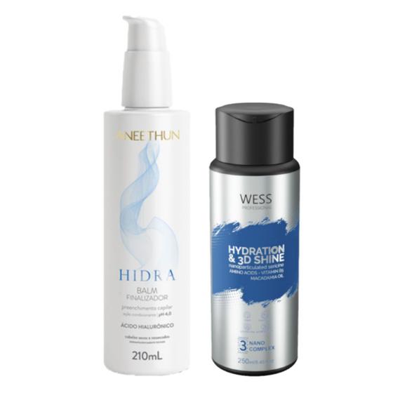 Imagem de Aneethun Balm Final. Hidra 210ml + Wess Nano Passo 3 -250ml