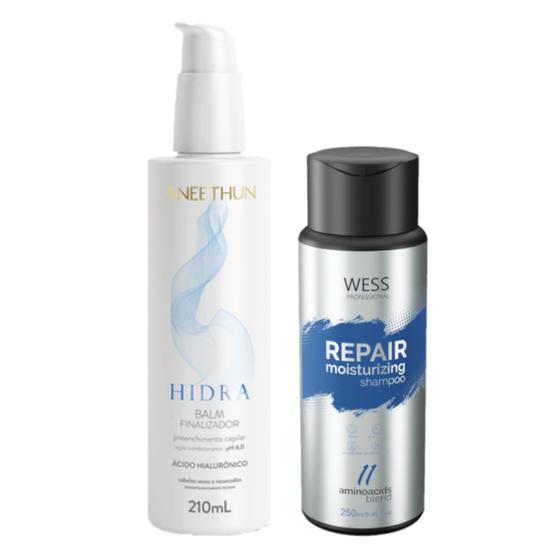 Imagem de Aneethun Balm Final. Hidra 210ml + Wess Shampoo Repair 250ml