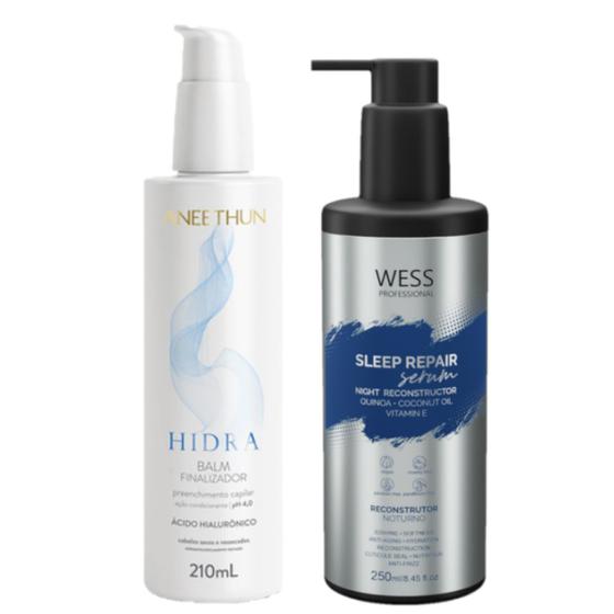 Imagem de Aneethun Balm Final. Hidra 210ml + Wess Sleep Repair 250ml