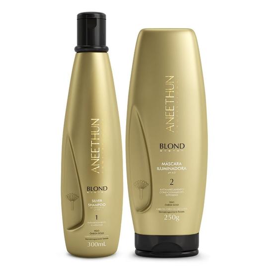 Imagem de Aneethun Blond Shampoo  e Máscara Iluminadora