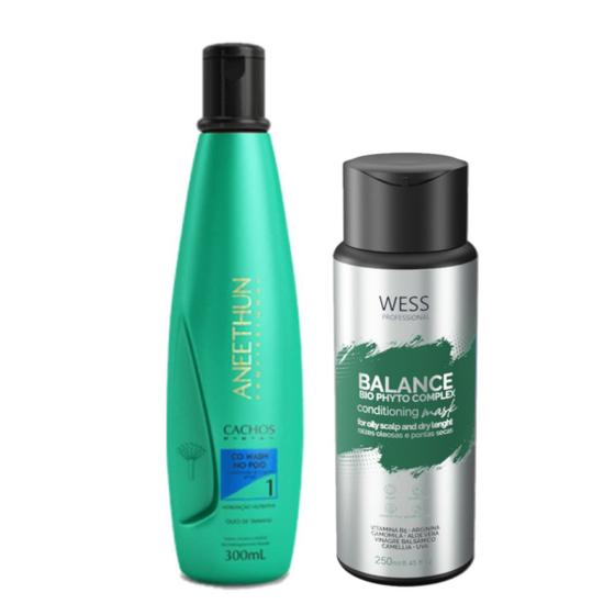 Imagem de Aneethun Cond. Cachos System300ml +Wess Balance Cond.250ml