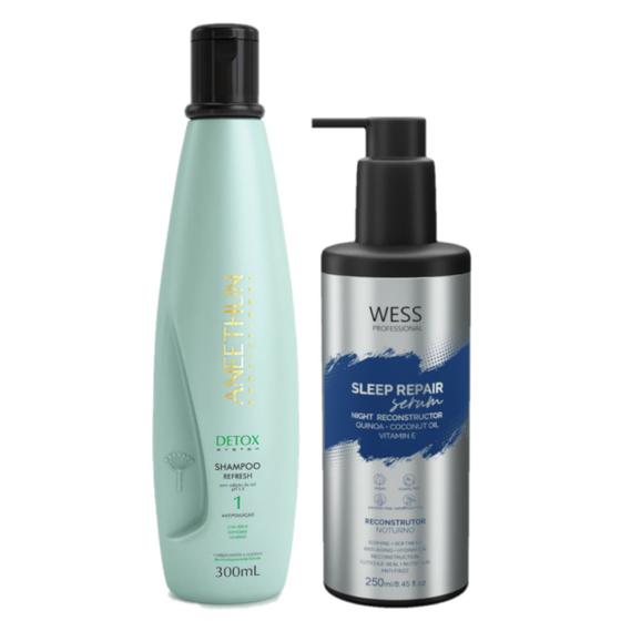 Imagem de Aneethun Detox Refresh Sh. 300ml + Wess Sleep Repair 250ml