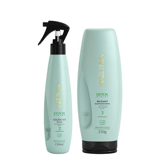 Imagem de Aneethun Detox System Kit Bálsamo Multifuncional e Loção Ice Scalp 150ml