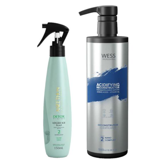 Imagem de Aneethun Detóx System Loção 150ml +Wess Nano Passo 2 -500ml